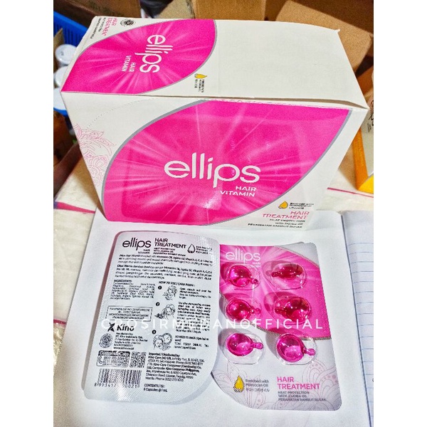 ELLIPS HAIR VITAMIN RAMBUT ISI 6 - MEMBUAT RAMBUT INDAH BERKILAU, LEMBUT, MUDAH DIATUR