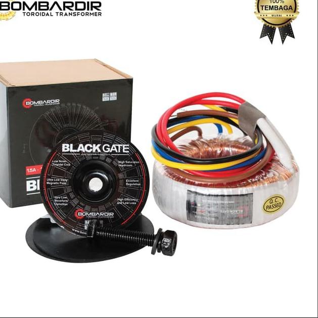 *SALE* TRAFO BLACKGATE TOROID 1,5A-18V NOL BOMBARDIR BLACKGATE TRAVO DONUT 1.5A 18V NOL TOROID BELL 