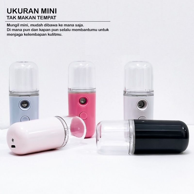 Nano spray perawatan wajah / pelembab wajah