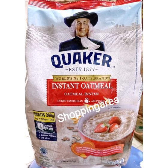 

Quaker instant oatmeal 1200 gram