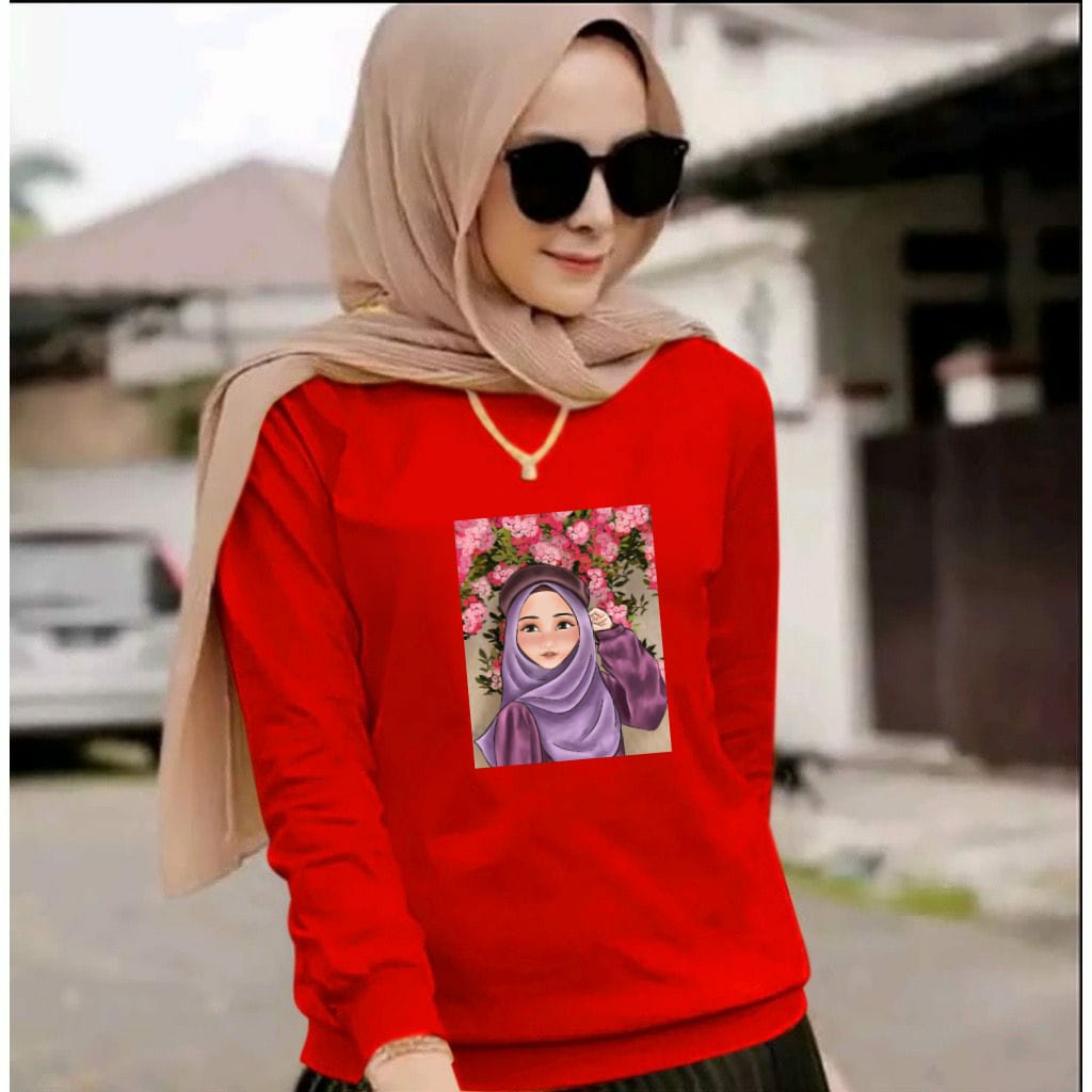 BISA COD/JHOSE/SWEATER HIJAB 3/SWEATER LENGAN PANJANG/TERLARIS