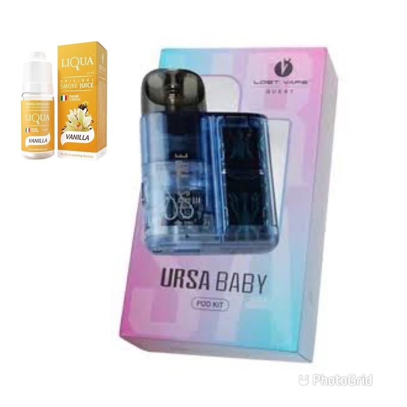 TERBARU VAAPOOR URSA BABY SPECIAL EDITION ORIGINAL 800mAh FULL SETT