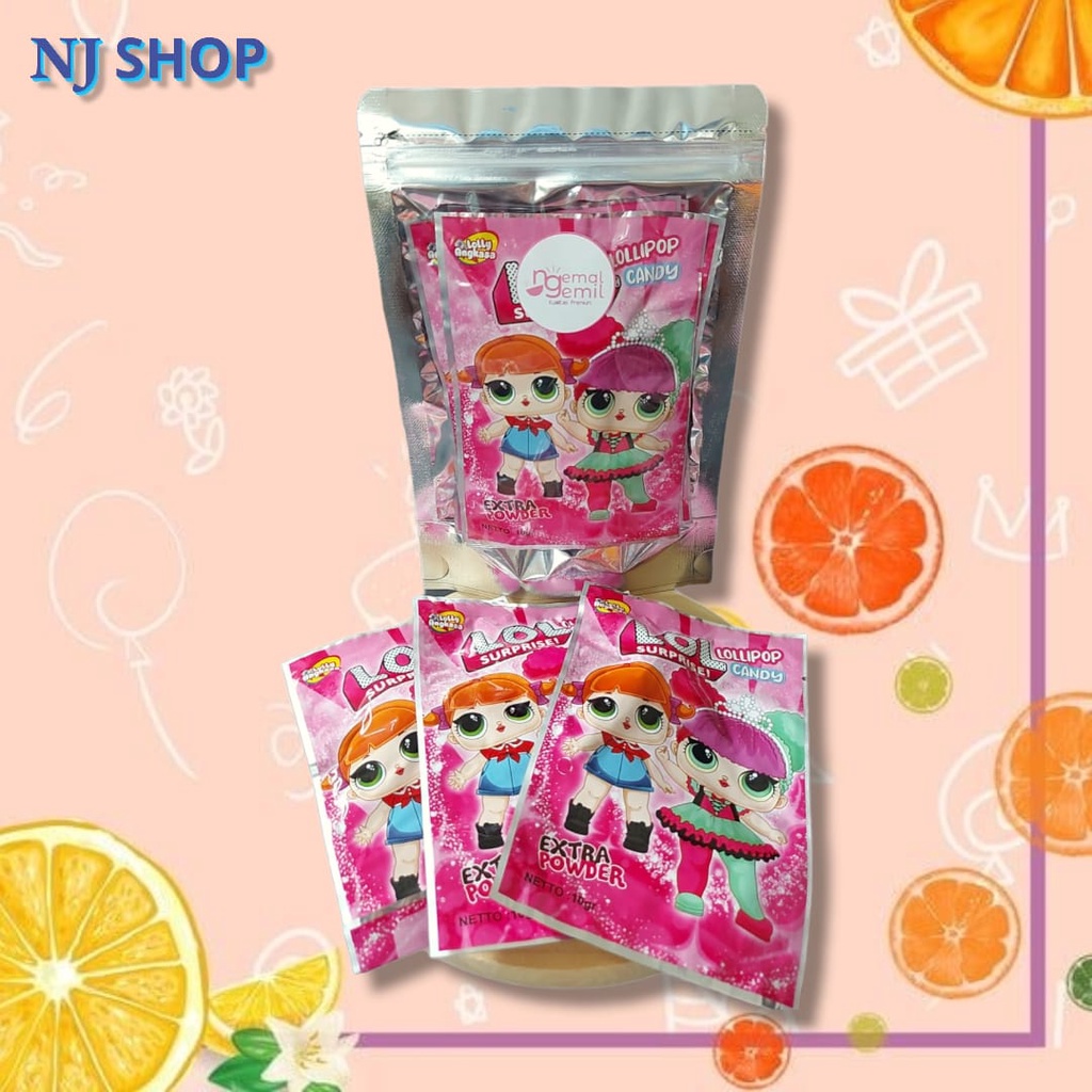 

[Permen Original] - Permen Lolipop LOL Surprise Candy With Extra Powder Kualitas Premium
