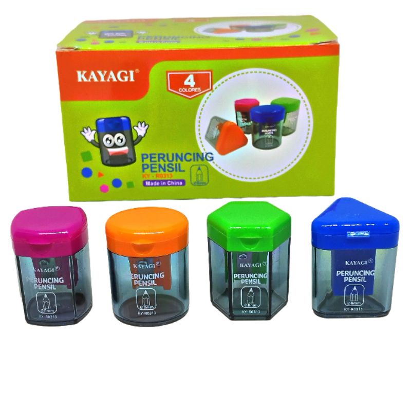 Jual Rautan Pensil Putar Karakter KAYAGI R-0313 UNIK LUCU Serutan Meja ...
