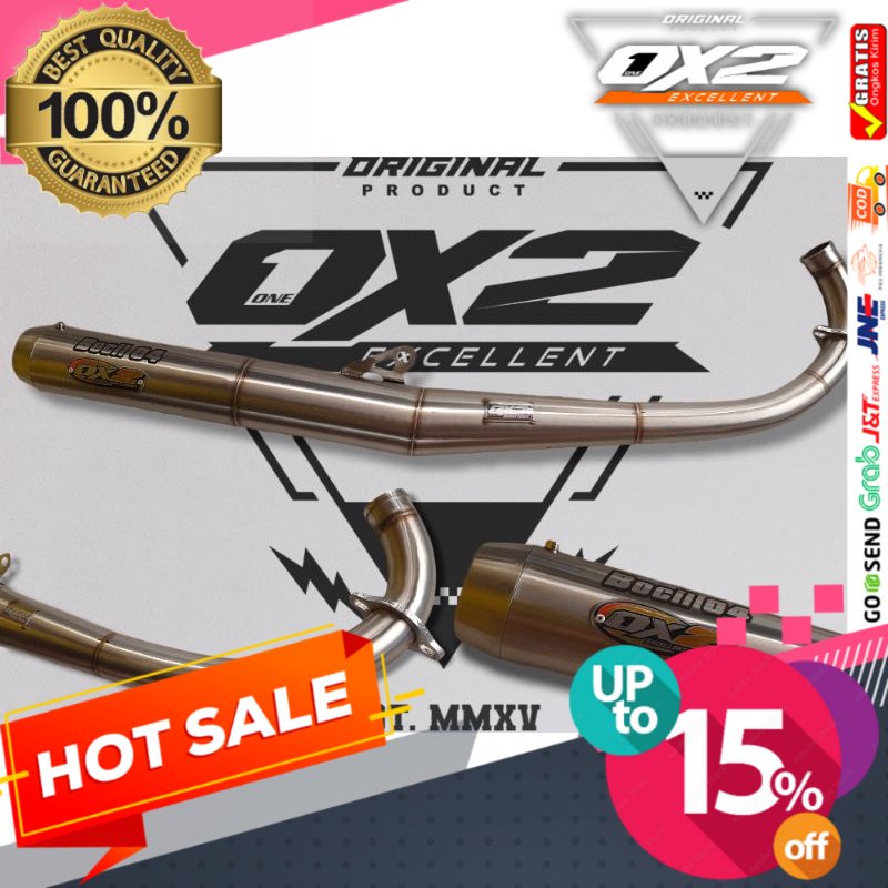 knalpot RX king standar racing full stainles OX2 racing