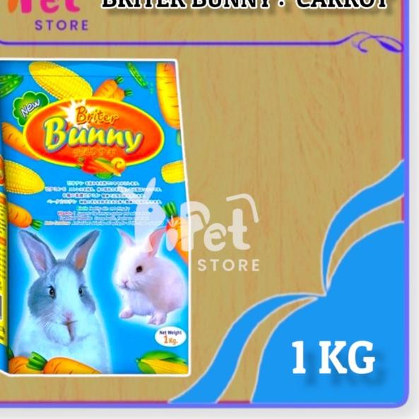 Makanan Kelinci Britter Bunny 1 kg Carrot Rabbit Food Murah Terbaik