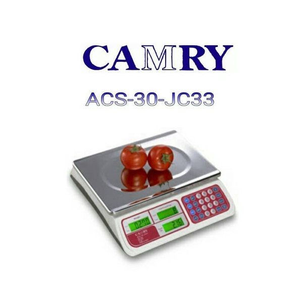

Camry ACS 30 JC33 / Timbangan Digital 30kg Utk Laundry, Buah Paket Dll