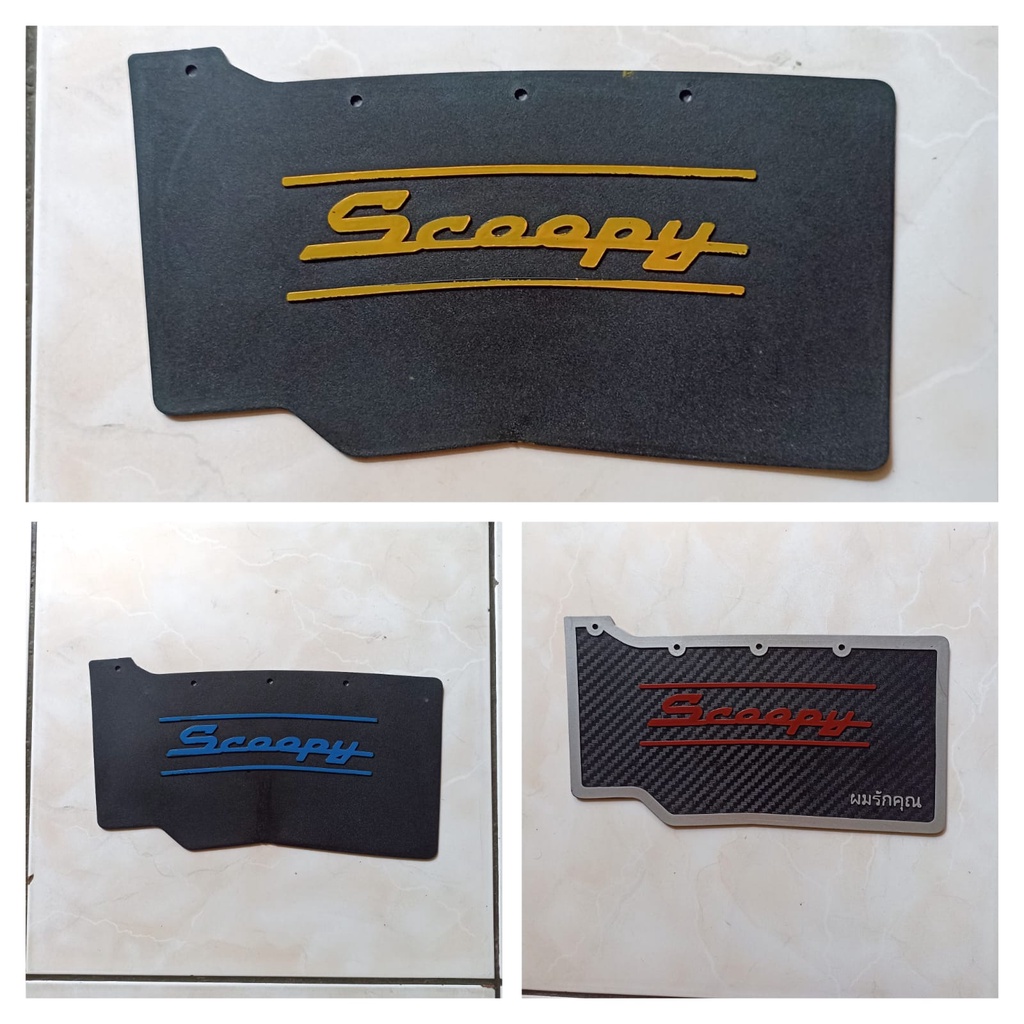 MUDLAP MOTOR SCOOPY KARET PELINDUNG LUMPUR