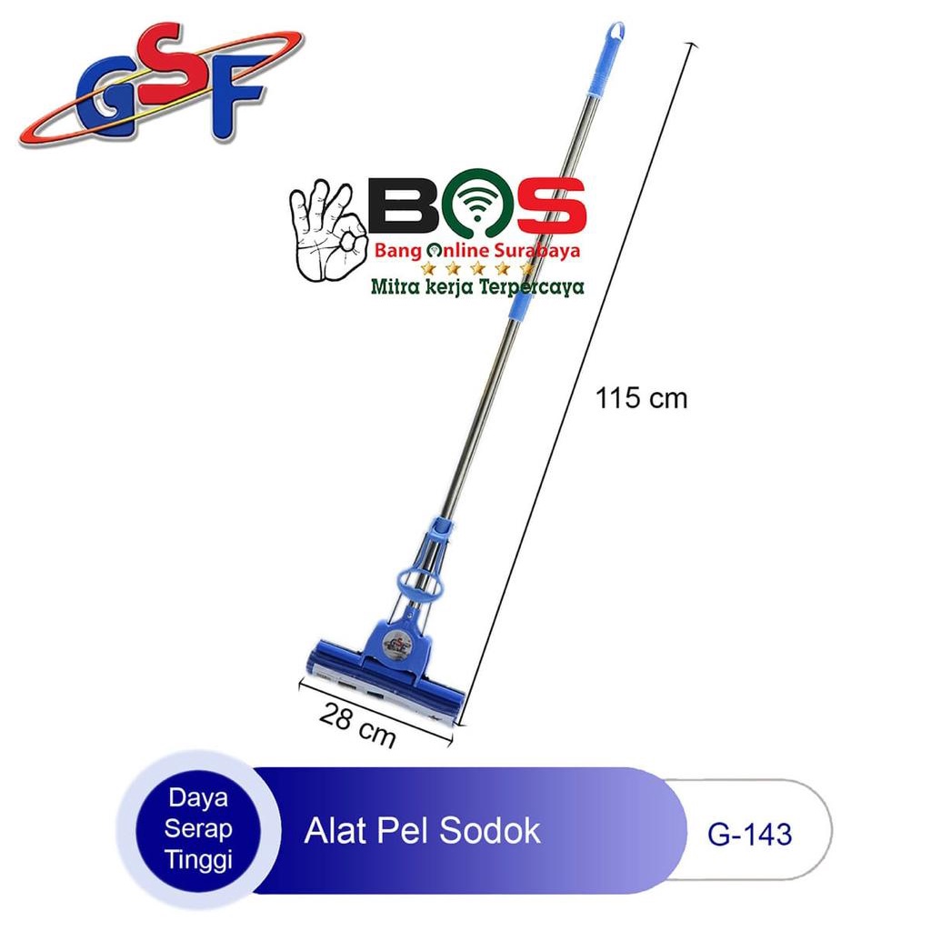 Alat Pel Pembersih Q2-103 Pembersih Lantai Sodok Busa Keras Q2 103 / GSF 143
