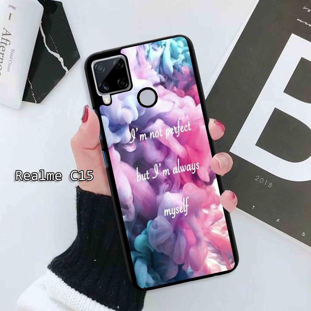Case Realme C15 - Softcase Kilau Realme C15 - Silikon Realme - Casing Terbaru Realme - Kesing Keren 