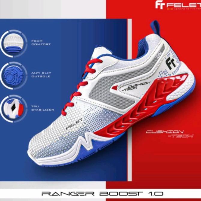 Sepatu Badminton Felet Ranger Boost 1.0 Original