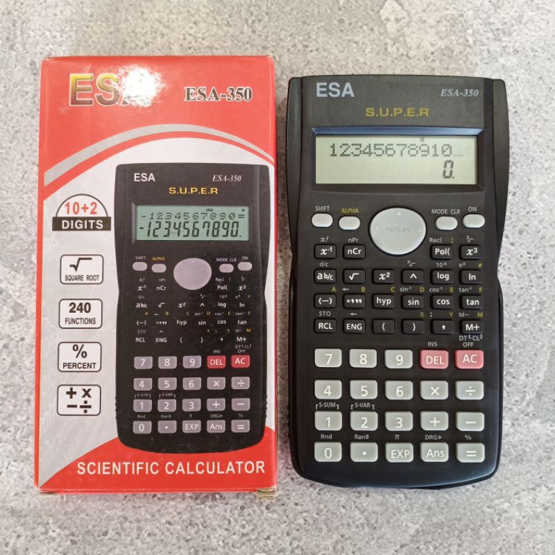 

COD✓KALKULATOR SCIENTIFIC ESA-350MS HITAM