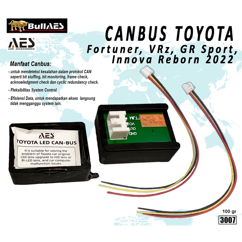 Canbus Kabel Toyota Fortuner VRz GR Sport Innova Reborn 2022