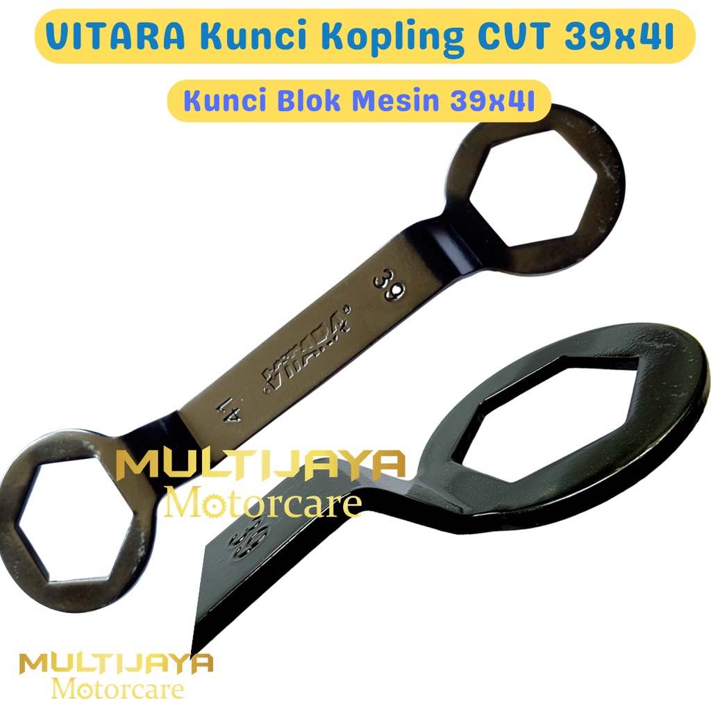 VITARA Kunci Kopling CVT 39X41 Kunci Block Mesin Coupling Tebal