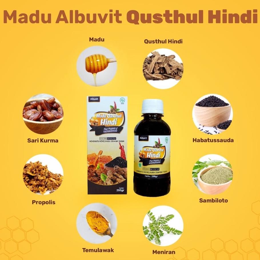Qusthul Hindi Qust Alhindi Original Quts Qist Qustul Khusnul Qisthul Al Hindi Kapsul Serbuk Madu / H