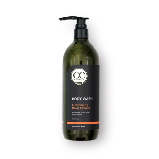 OC Naturals Body Wash Refeshing Mango &amp; Papaya 725 ml