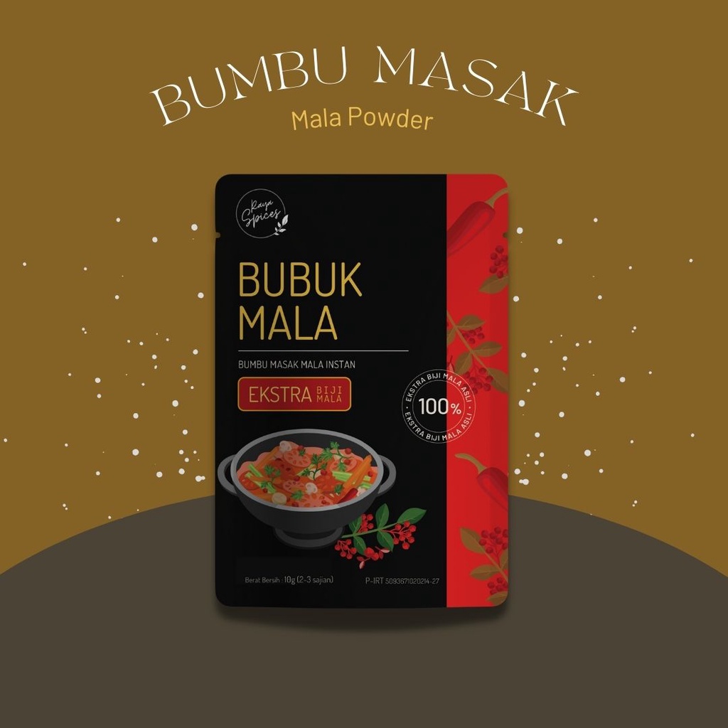 Jual Raya Spices Bumbu Masak Mala Instan Mala Powder Mala Bubuk