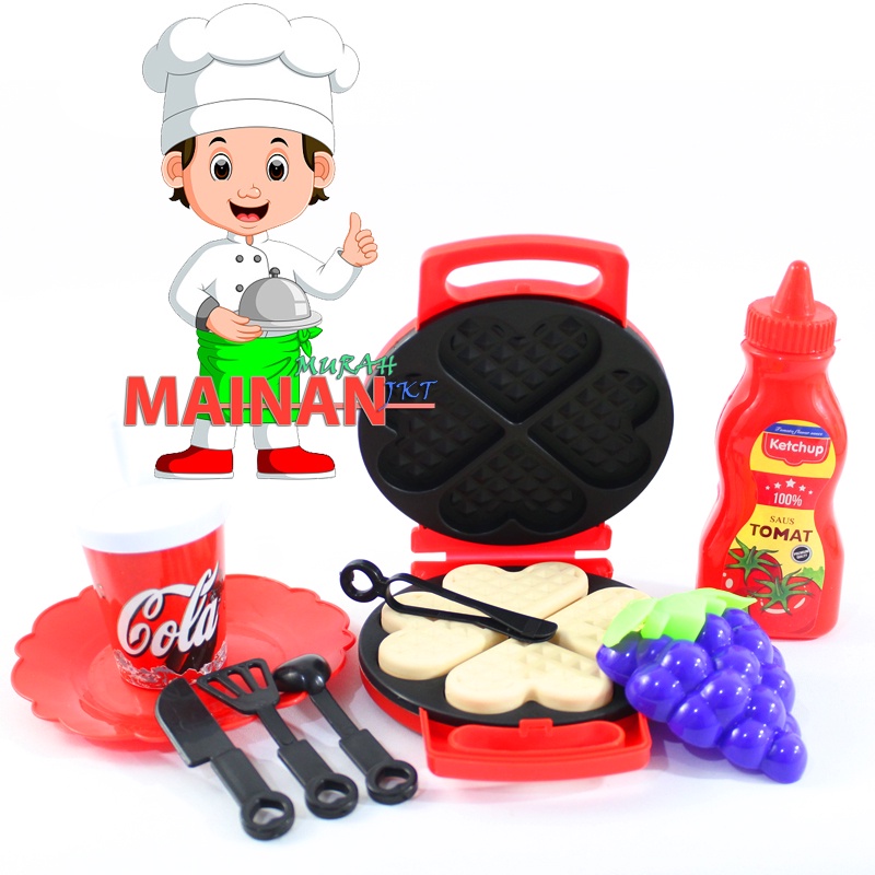 MAINANKEI MAINAN ANAK MURAH MEMBUAT ANEKA KUE MK11 MAINAN ANAK MASAKAN SET KUE ANAK PEREMPUAN