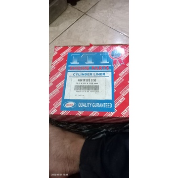 boring/ liner Mitsubishi T120 kode 4G41R os 50 ukuran 75,5x81x128mm