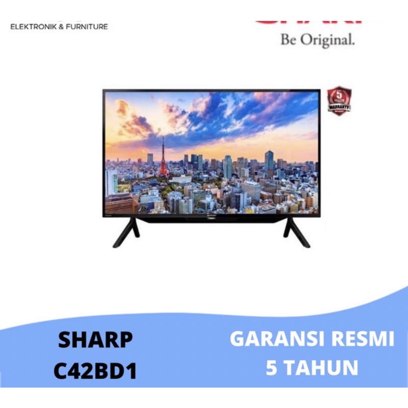 SHARP TV LED 42 INCH 42 SHARP BD1  EASY SMART TV NEW 2K