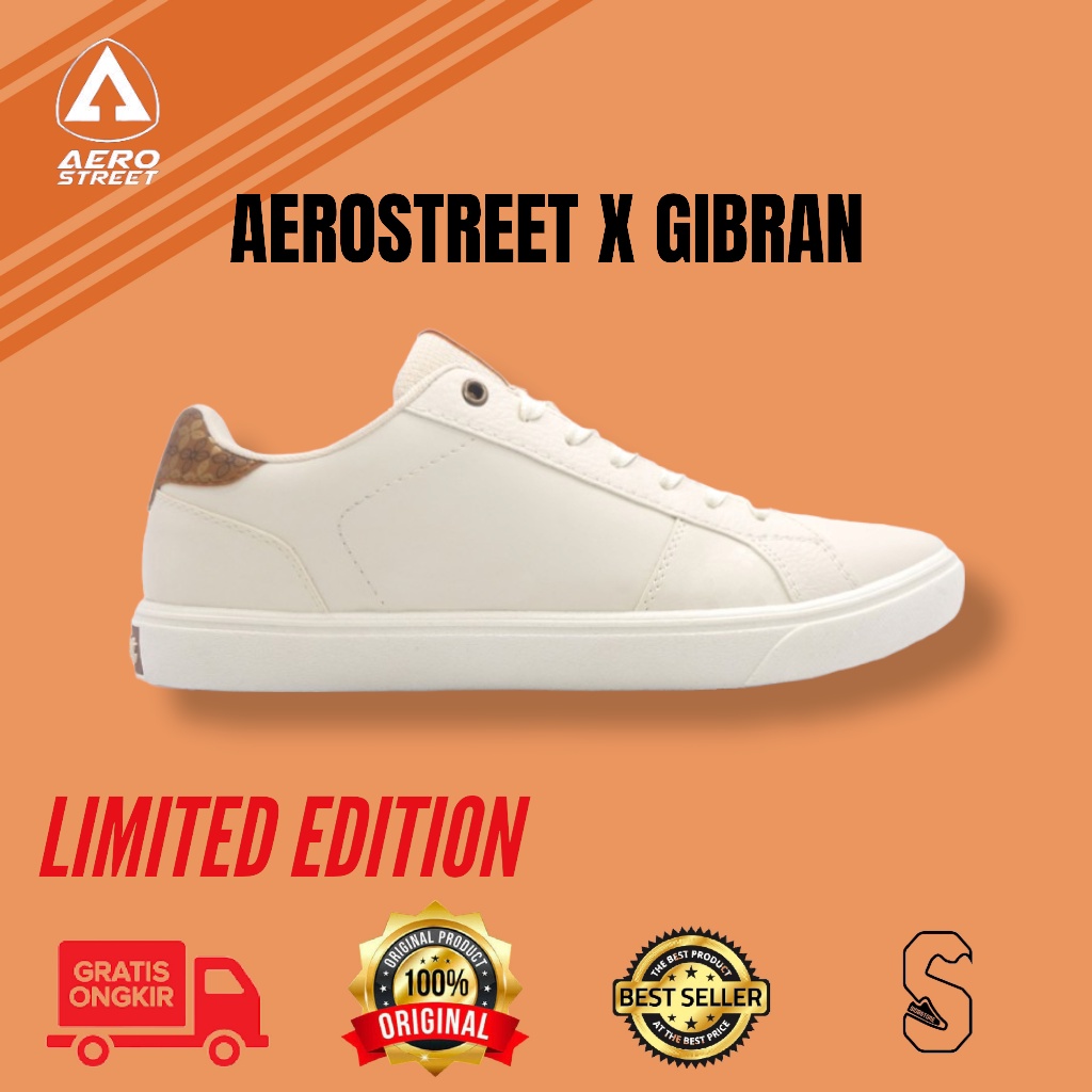 Aerostreet X Gibran Original / Sepatu aerostreet x gibran Rakabuming / aerostreet batik series