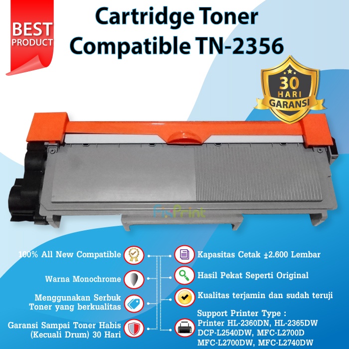 Cartridge Toner Compatible Bro TN1000 P115 P115w TN3448 TN2356 TN-1080 B022 TN-1000 TN-3448