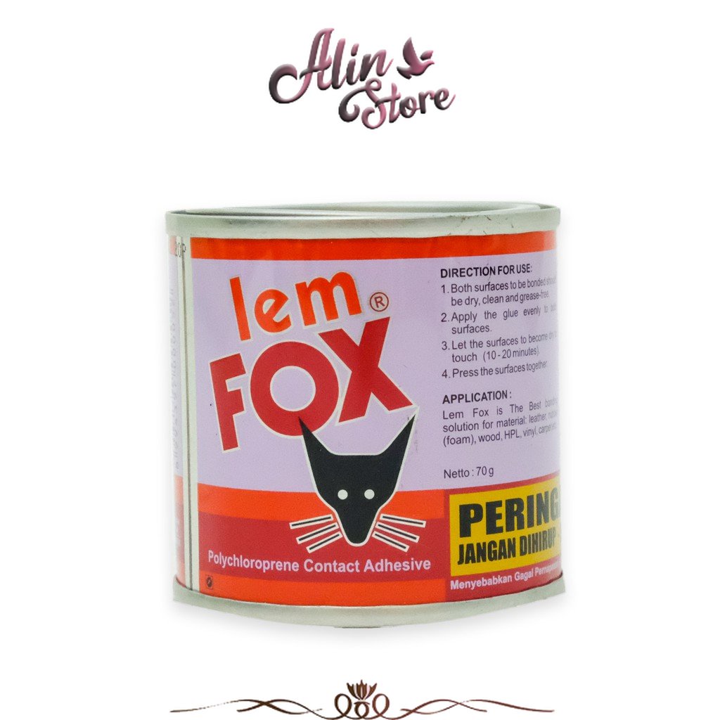

Lem Kuning Kaleng Serbaguna Kemasan 70 gram Fox