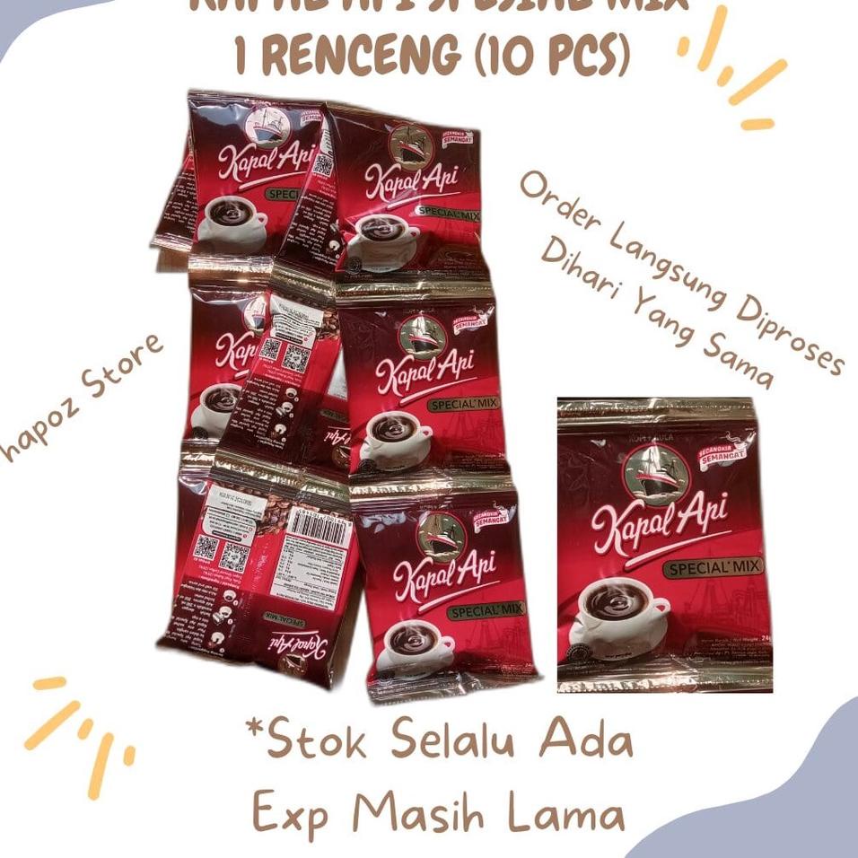 

Sikat abis--Kopi Kapal api spesial mix 1 Renceng 10 pcs