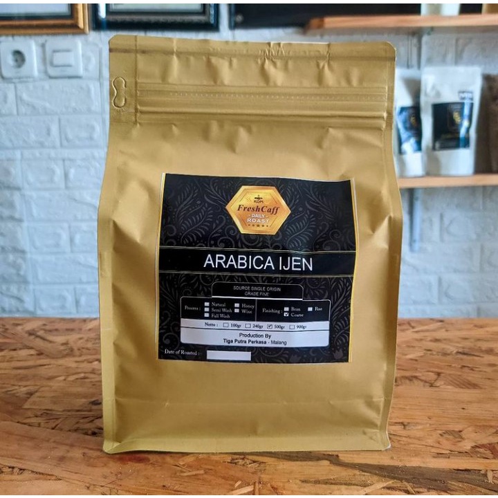 

Jual Biji Kopi Arabica Ijen Kemasan 100 Gram / Pack Malang