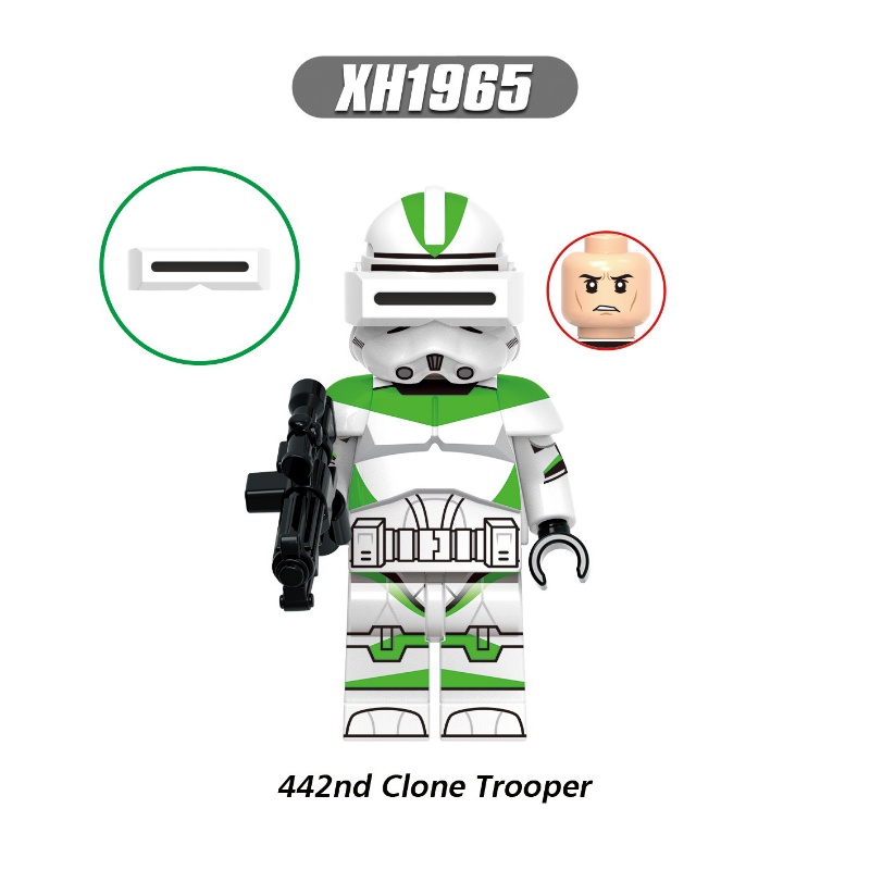 Mainan Action Figure Star Wars Minifigures Echo 442nd Clone Trooper 41st Ranger Platoon Tup X0344 Untuk Hadiah