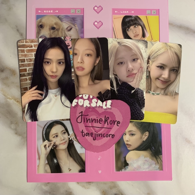 BLACKPINK 6TH 7TH ANNIVERSARY DECO KIT CEREAL JISOO JENNIE ROSE LISA OFFICIAL MERCH PHOTOCARD PC MEM