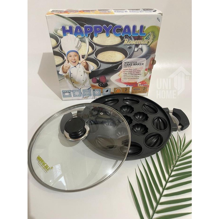 Cetakan Kue Cubit 16 motif Happy Call/ Cetakan teflon kue cubit isi 16