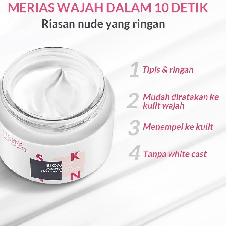 GRATIS ONGKIR 【BPOM】Feiyue BIOAQUA Moisturizing Lazy Vegan Cream moisturizing whitening Cream and br