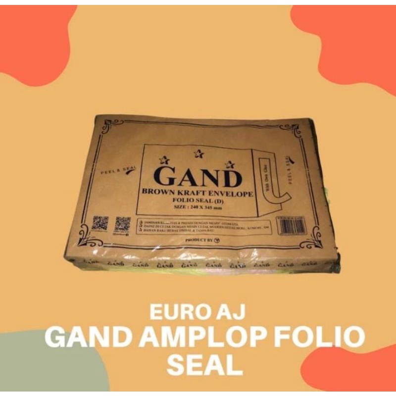 

Amplop coklat ukuran folio