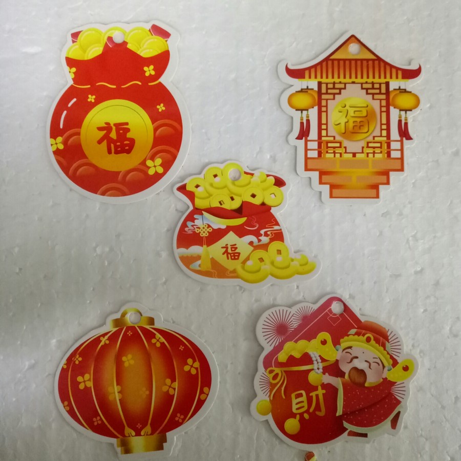 

Hang Tag Chinese New Year Lampion Dll 25pcs
