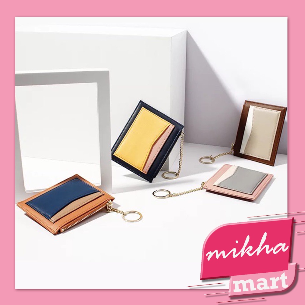 DOMPET LIPAT MINI POLOS Fashion Wanita Impor - MIKHAMART