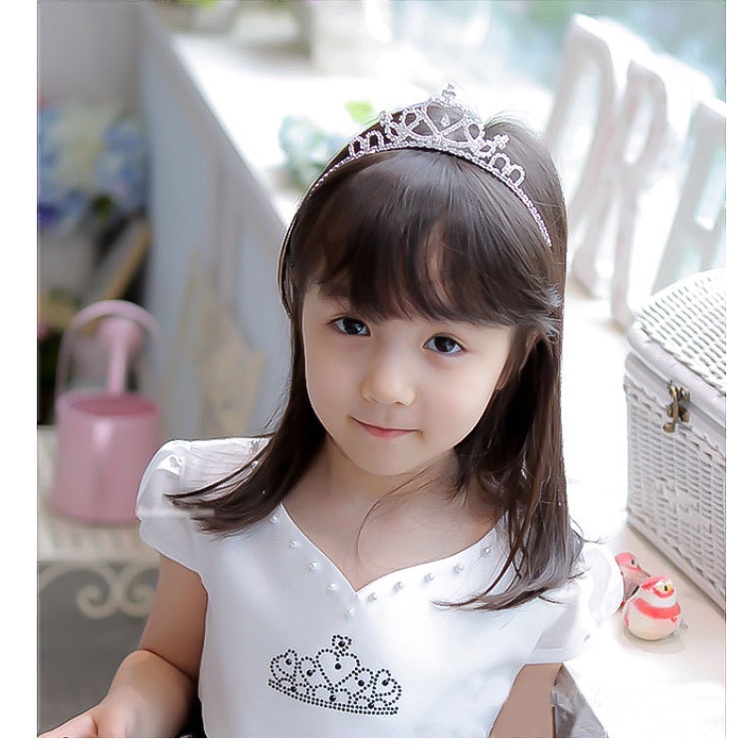 【Hadiah Ulang Tahun】Putri Putri Crown Headband Tiara Hair Sticks Aksesori Rambut Putri