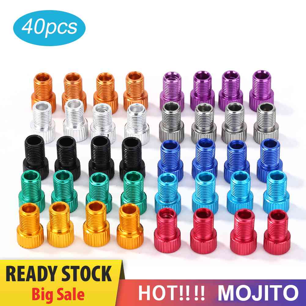 40pcs Adapter Katup Presta Ke Schrader Untuk Sepeda MTB