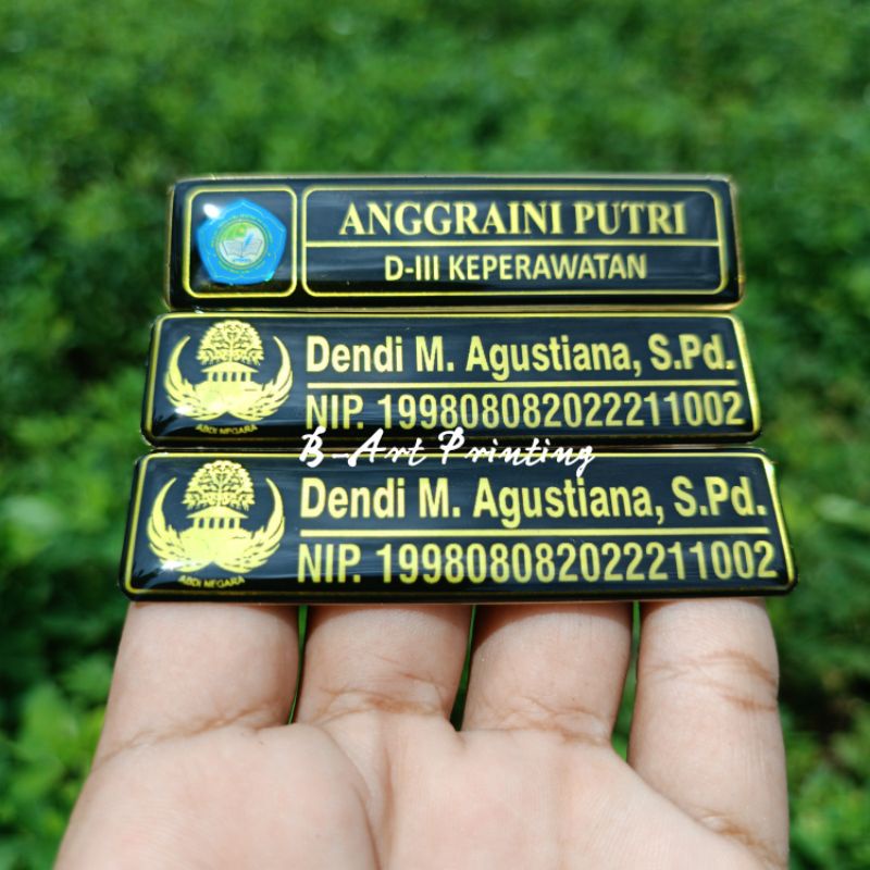 TERMURAH NAME TAG PAPAN NAMA NAMA DADA SEMUA NAME TAG COSTUM