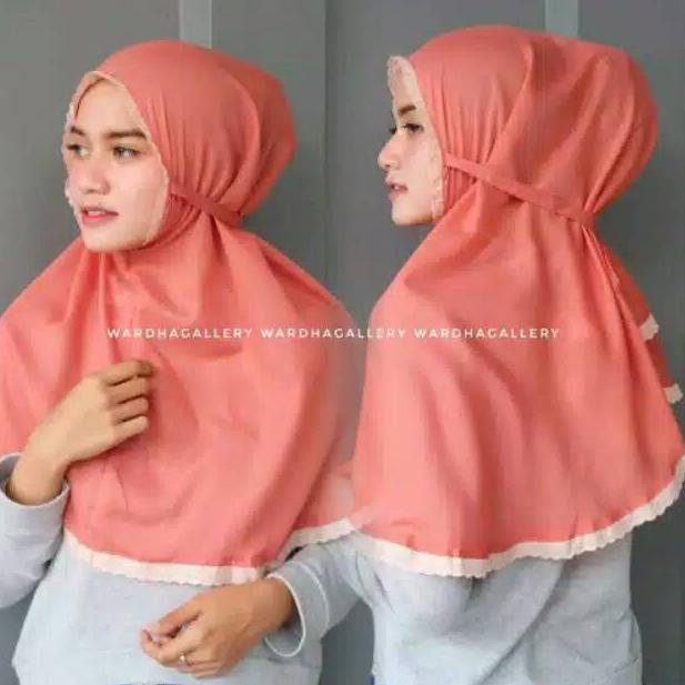 Hijab Bergo Maryam Renda Atas Bawah [KFM.18Oc22м]