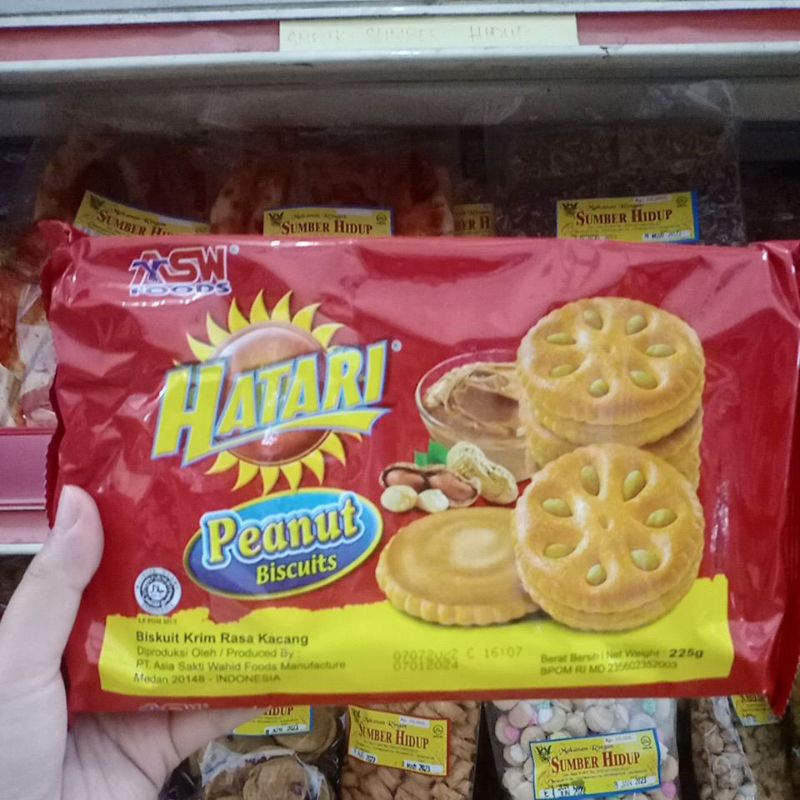 

Hatari peanut // hatari kacang // roti biskuit kacang