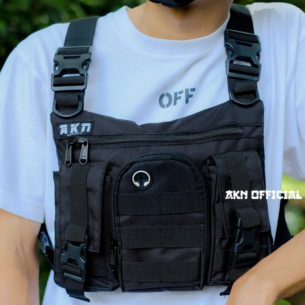 AKN - TAS DADA PRIA TACTICAL REAST TONIC 015 CHEST BAG ARMY TERBARU