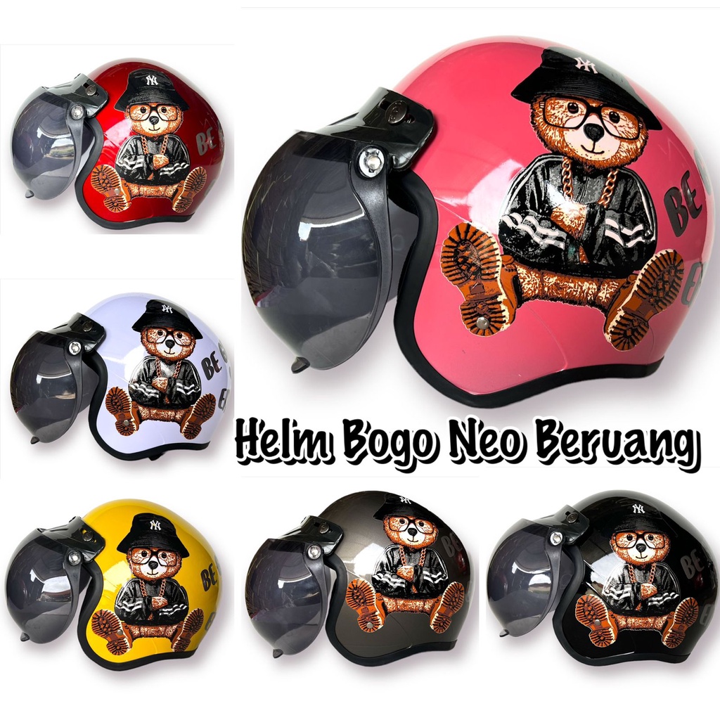 HELM BOGO DEWASA NEO CLASIC CAT FREE PACKING BOX