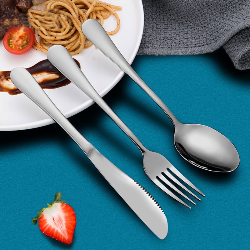 Sendok Garpu Sumpit set Stainless Steel 304 Tebal Food Grade BOX 2pcs/3pcs