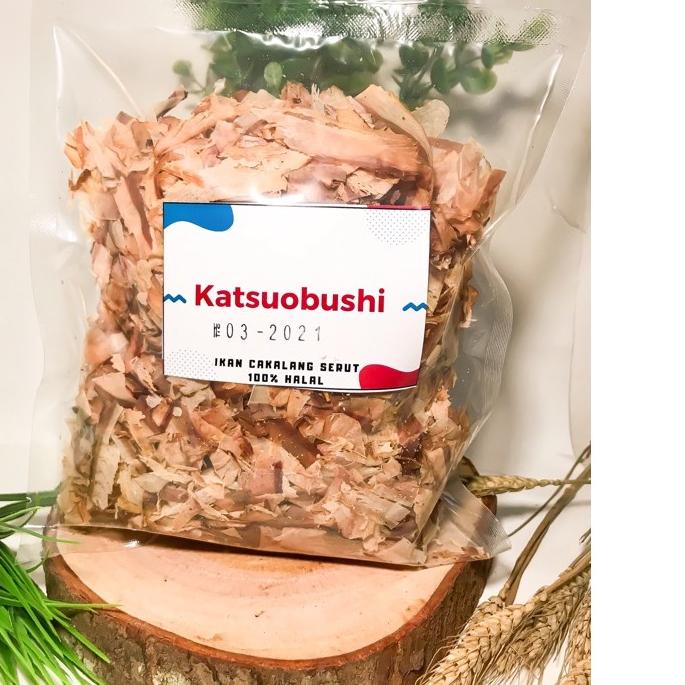 

BAYAR DITEMPAT✔️Katsuobushi , bonito flakes, ikan cakalang serut ecer 100 Gram. Untuk toping takoyaki. Halal!|KD6