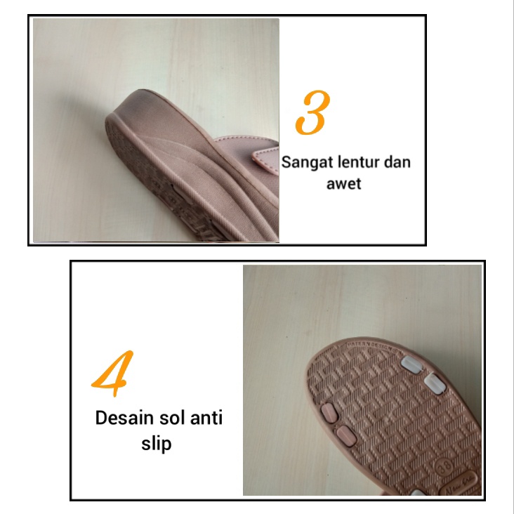 gof NEW ERA LB E 11002 Sandal Wanita Slip On Sandal Casual Wanita Size 37-41