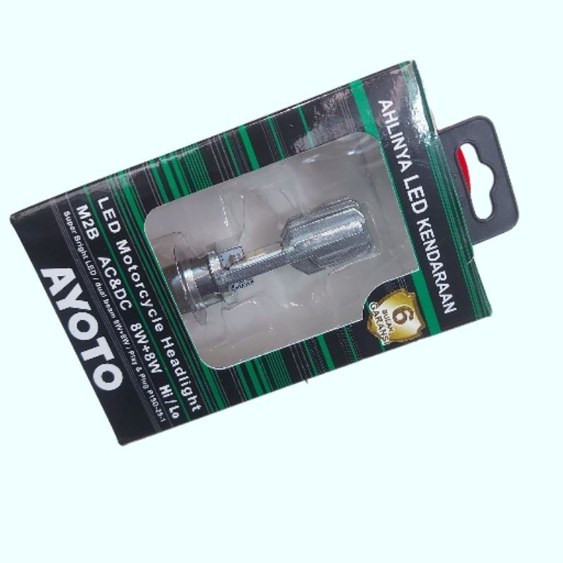 Lampu depan LED ayoto h6 acdc PNP motor bebek matic