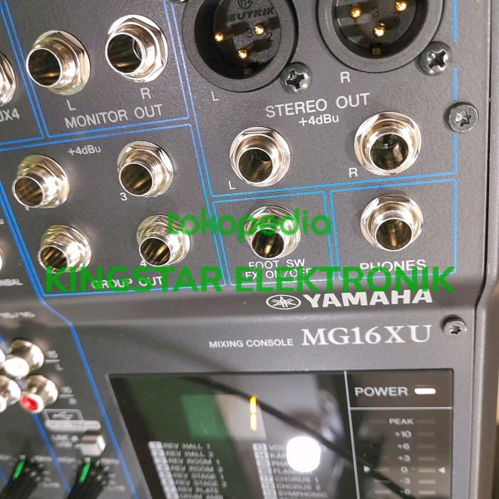 Mixer Yamaha MG 16 XU MG16XU 16XU Audio Original