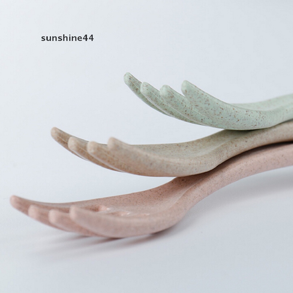 Sunshine Garpu Makan Bayi Bahan Pp Food Grade Ramah Lingkungan