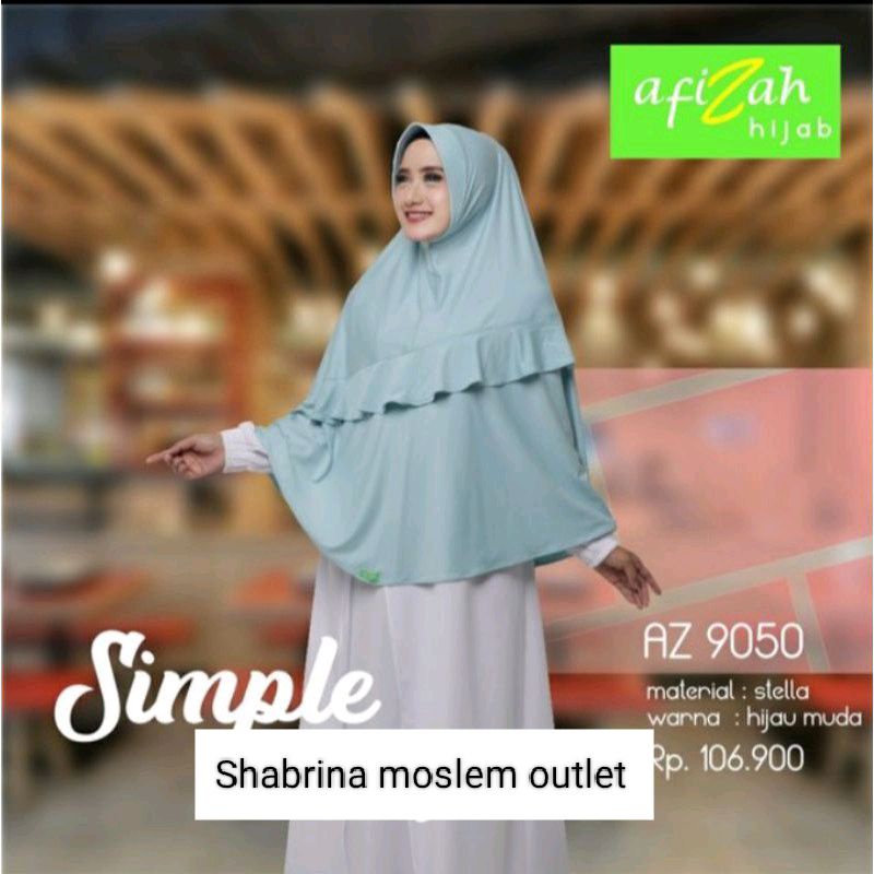 BIG SALE .  Cuci Gudang Promo Afizah Hijab Bergo AZ 9050